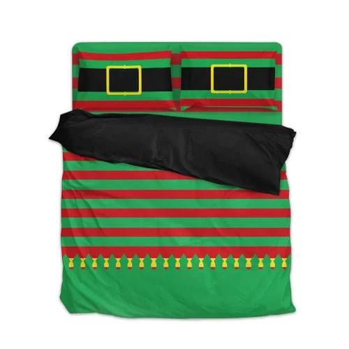 3D Christmas Elf Outfit Custom Bedding Set