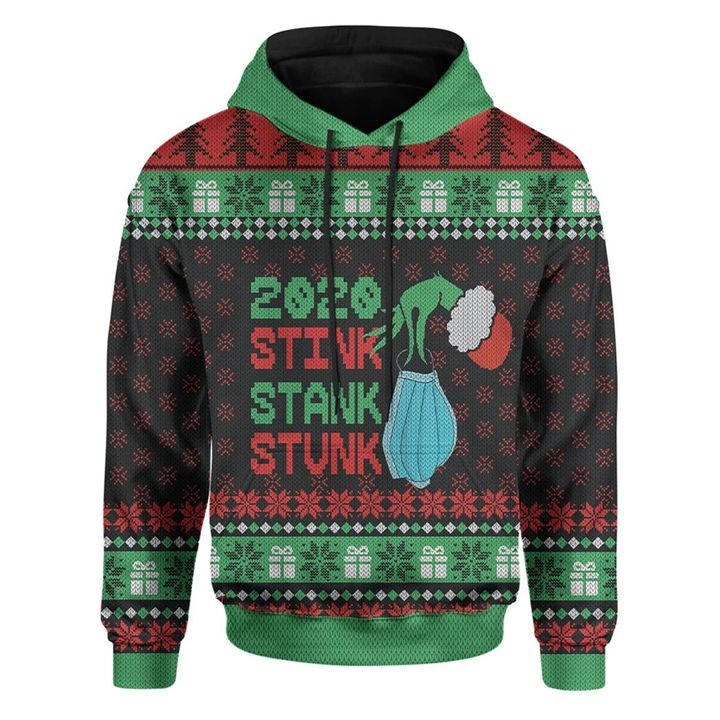 Stink Stank Stunk 2020 Ugly Christmas Hoodie
