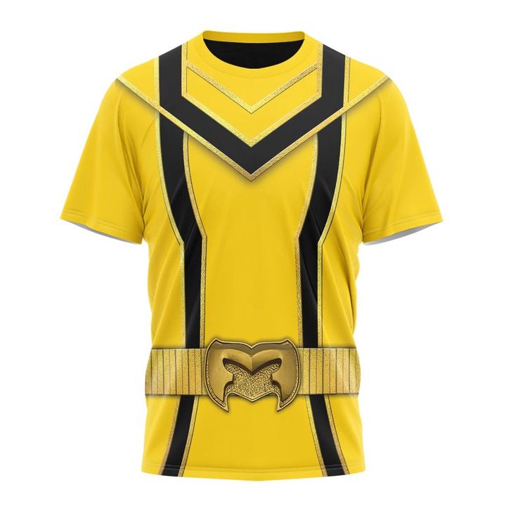 Yellow Power Rangers Mystic Force Custom T-Shirt
