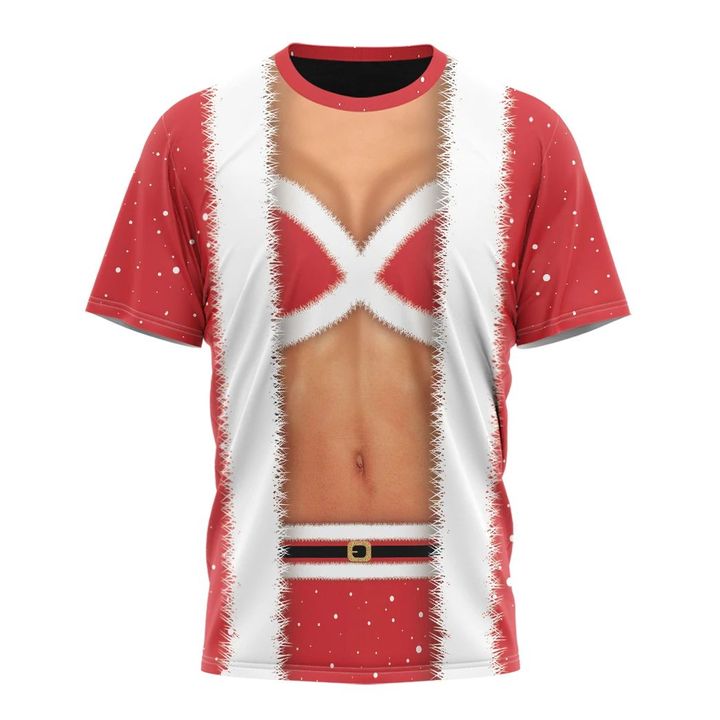 Female Santa Body Christmas T-Shirt