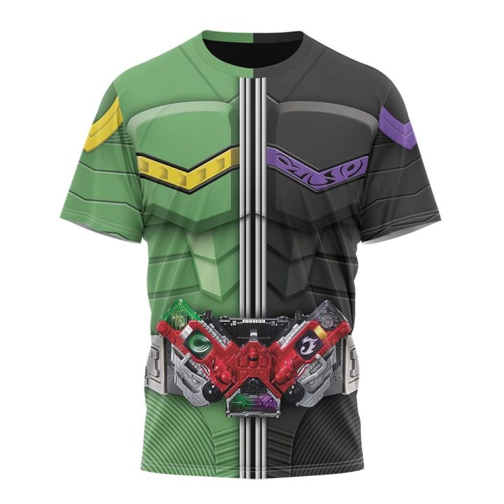Kamen Rider W Cyclone Joker Form Custom T-Shirt