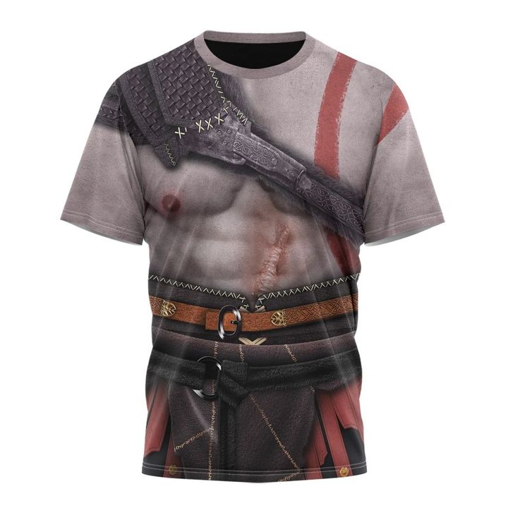 Game God Of War Kratos Custom T-Shirt