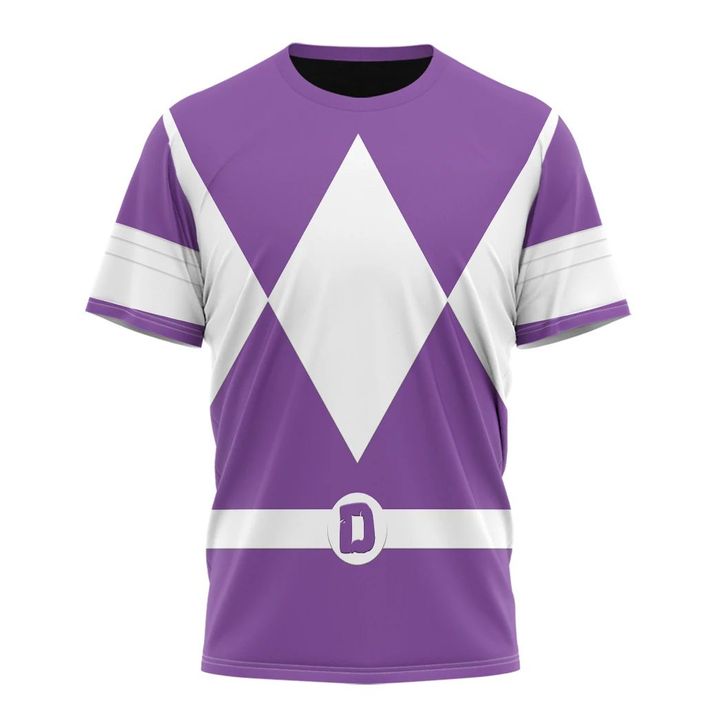 Teenage Mutant Ninja Rangers Donatello Purple Ranger Custom T-Shirt