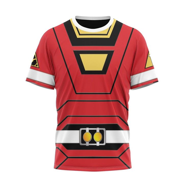 Power Rangers Turbo Red Ranger Custom T-Shirt