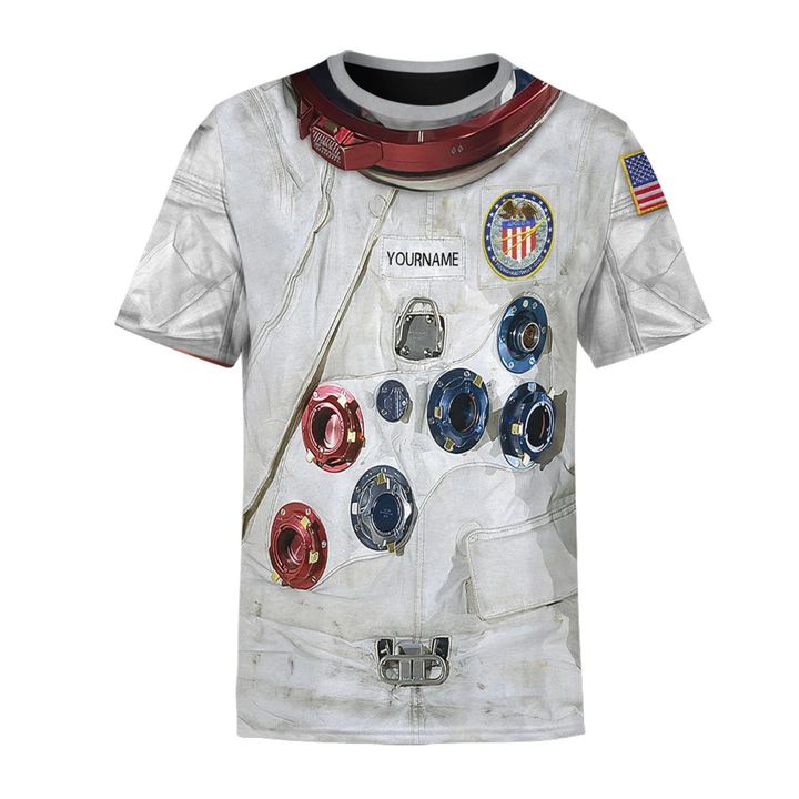 Apollo Young A7 LB Apollo 16 Pressure Suit Space Suit Custom T-Shirt