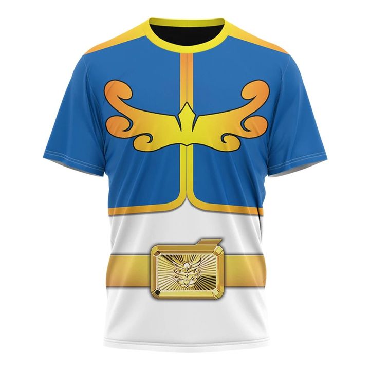 Power Rangers Megaforce Blue Ranger Custom T-Shirt