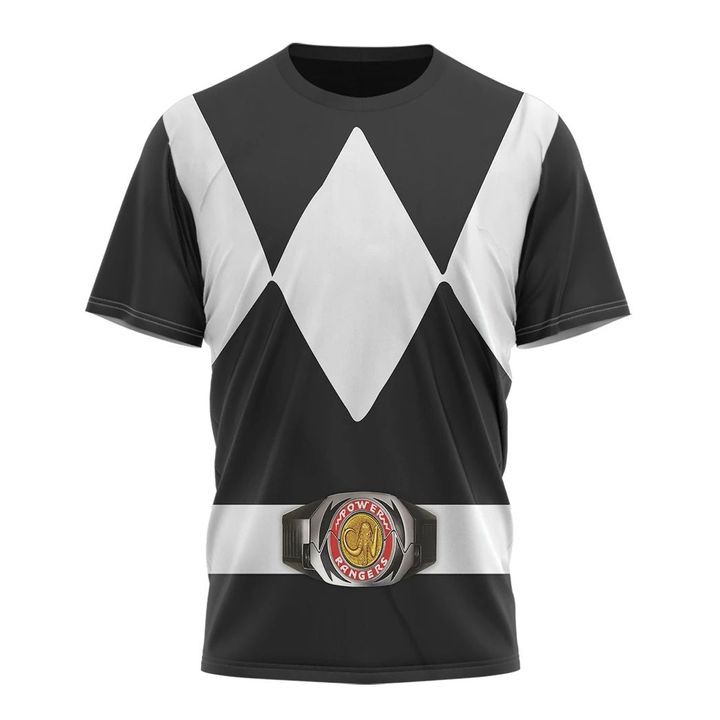 Movie Mighty Morphin Black Power Rangers Custom T-Shirt