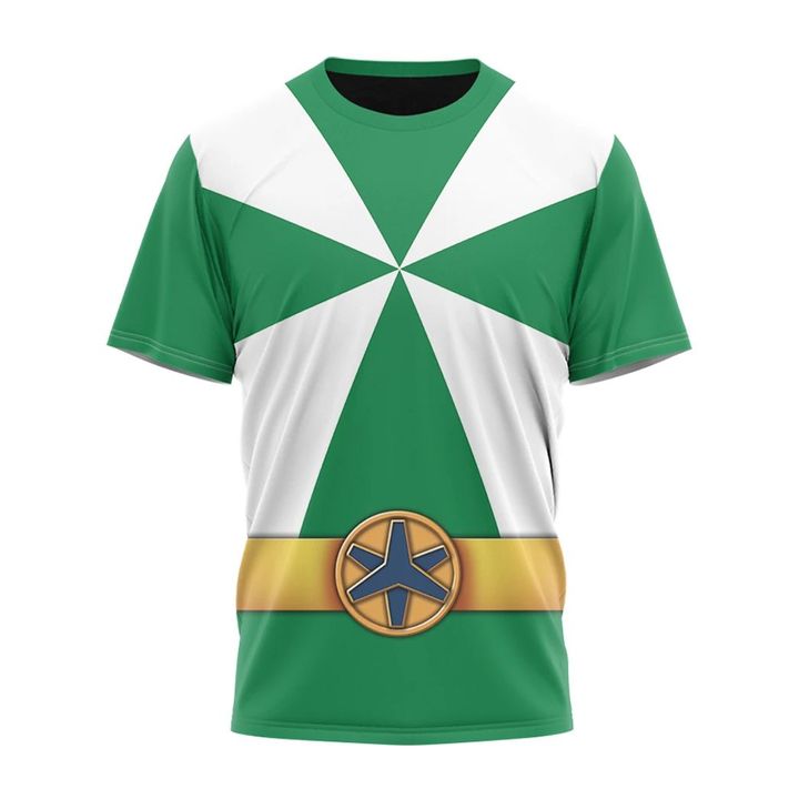 Power Rangers Lightspeed Rescue Green Ranger Custom T-Shirt
