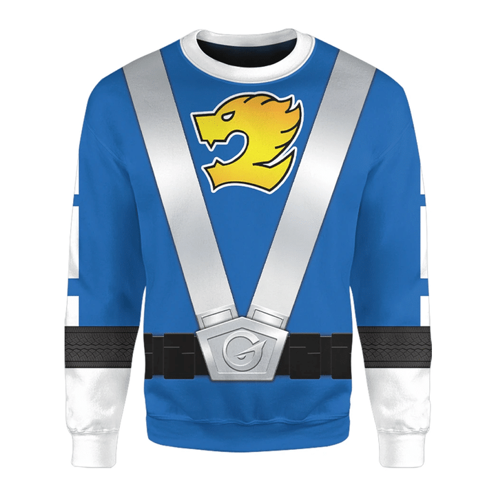 Power Rangers RPM Operator Series Blue Custom Sweatshirt