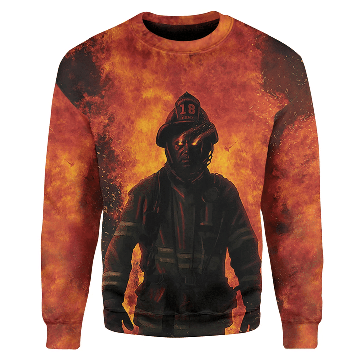 Firefighter 3D Sweatshirt