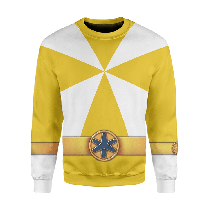 Power Rangers Lightspeed Rescue Yellow Ranger Custom Sweatshirt