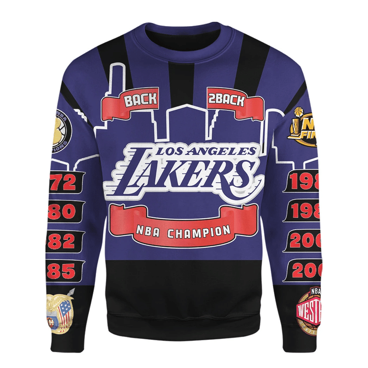 KB LA Lakers Championship Custom Sweatshirt