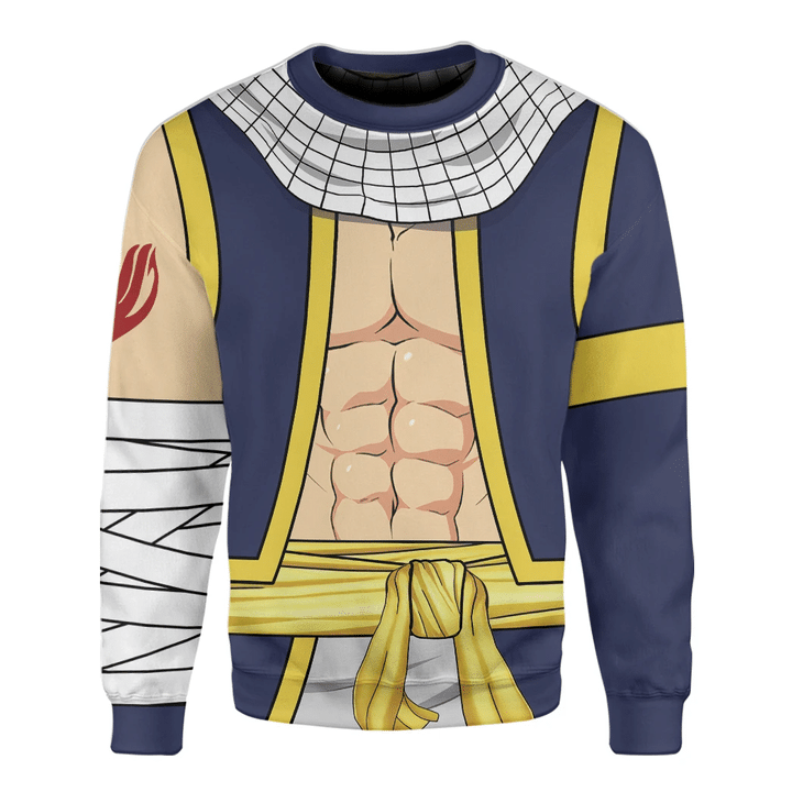 Anime Fairy Tail Cosplay Etherious Natsu Dragneel Custom Sweatshirt