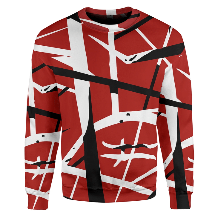 Red Frankenstrat Strings Custom Sweatshirt