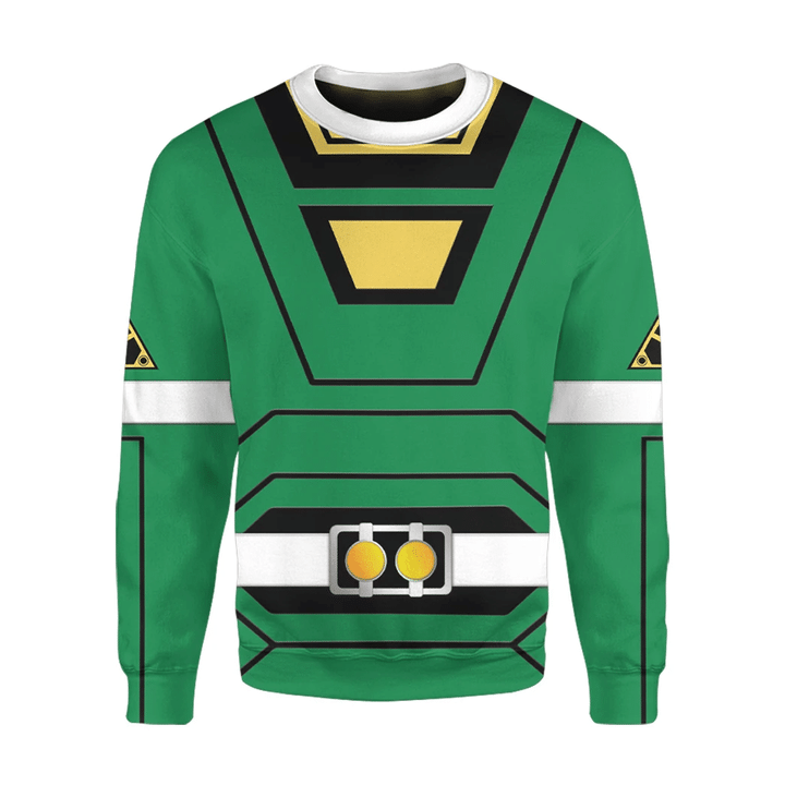 Power Rangers Turbo Green Ranger Custom Sweatshirt