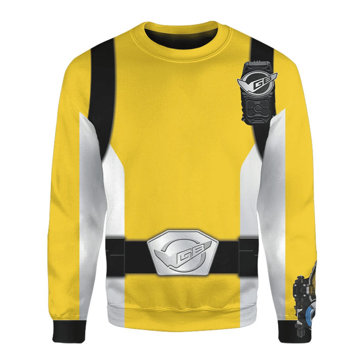 Power Rangers Beast Morphers Yellow Custom Sweatshirt