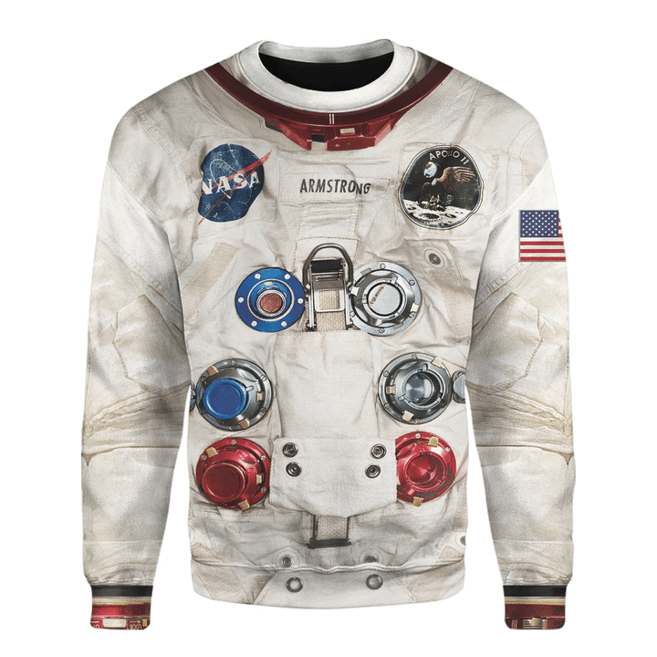 Nasa Apollo 11 Armstrong Spacesuit Custom Sweatshirt