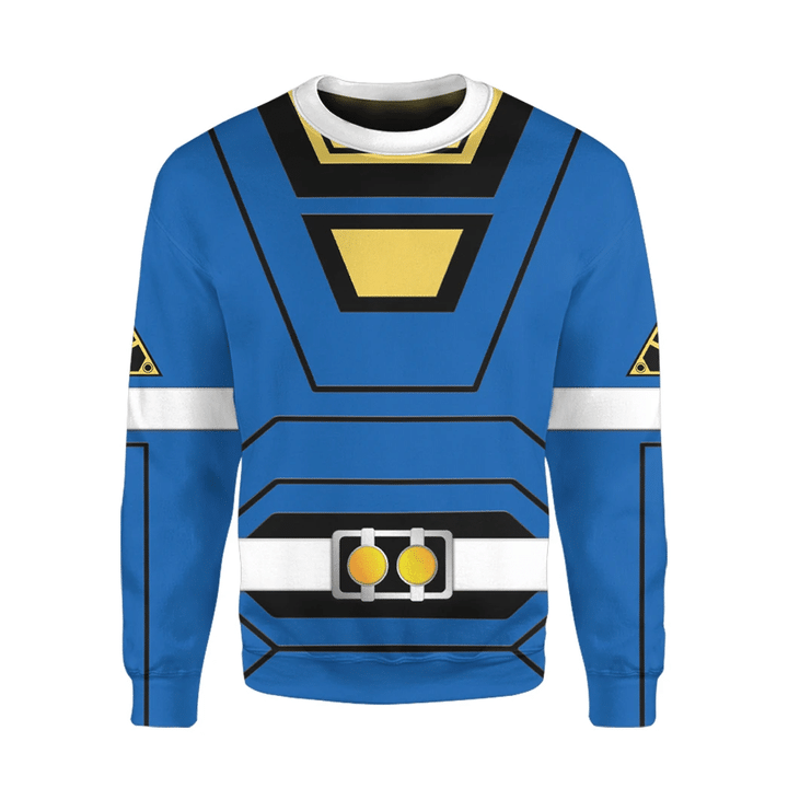 Power Rangers Turbo Blue Ranger Custom Sweatshirt