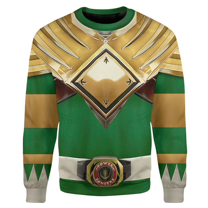 Movie Mighty Morphin Green Power Rangers Custom Sweatshirt