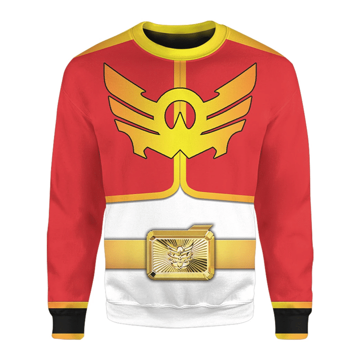 Power Rangers Megaforce Red Ranger Custom Sweatsshirt