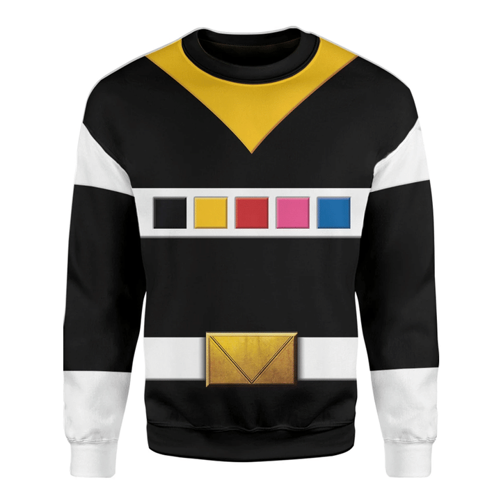 Black Power Rangers In Space Custom Sweatshirt