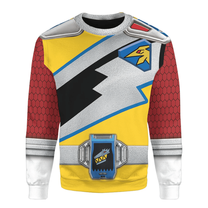 Dino Charge Power Rangers Gold Ranger Custom Sweatshirt