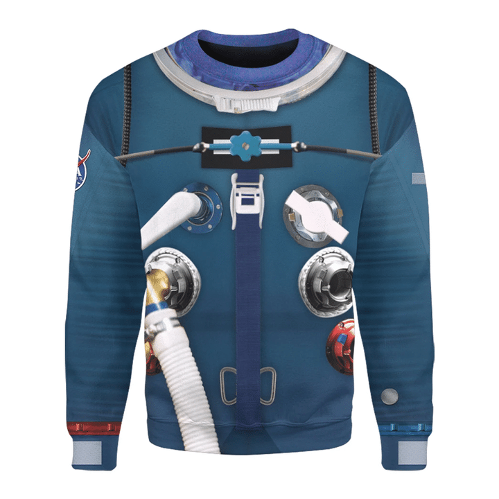 Nasa James Irwin Apollo A6L Space Suit Custom Sweatshirt