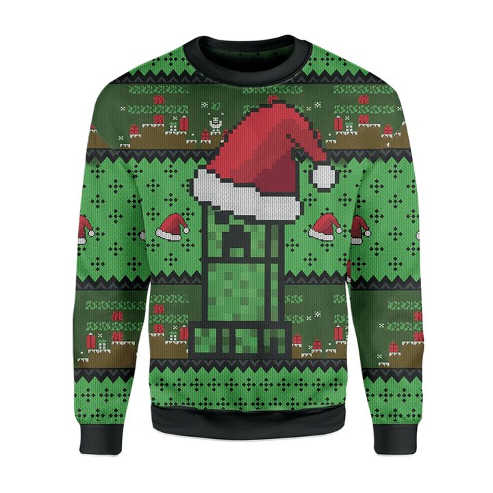 Minecraft Ugly Christmas Custom Sweatshirt