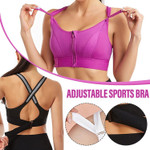 Adjustable Front and Back Zipper Sports Bra 🔥HOT DEAL - 50% OFF🔥