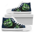 Hulk Punch Seattle Seahawks High Top Shoes