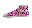 Dream Big Pink Cheetah Print High Top Shoes