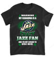 NBA Utah Jazz Warning My Grandma Crazy Fan T-Shirt