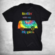 Rollin With My Hippies 70s Vibes In A Tie Dye World T-Shirt