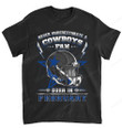 NFL Dallas Cowboys Never Underestimate Fan Born In February 2 T-shirt