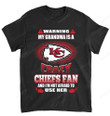 NFL Kansas City Chiefs Warning My Grandma Crazy Fan T-Shirt