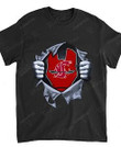NCAA Washington State Cougars Ironman Logo Dc Marvel T-Shirt