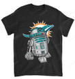 NFL Miami Dolphins R2d2 Star Wars T-Shirt