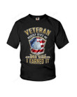 Veteran Nobody Gives Me This Title I Earned It Short-Sleeves Tshirt,Pullover Hoodie, Great T-shirt Gifts For Everyone On Veteran Day