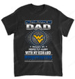 NCAA West Virginia Mountaineers Dad Loves Kids T-Shirt