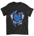 NFL Buffalo Bills Ironman Logo Dc Marvel Jersey Superhero Avenger T-Shirt