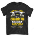 NFL Los Angeles Chargers Only Thing I Love More Than Being Mom T-Shirt