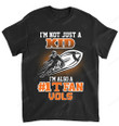 NCAA Tennessee Volunteers Not Just Kid Also A Fan T-Shirt