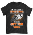 NCAA Tennessee Volunteers Not Just Father Also A Fan T-Shirt