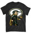 NFL Green Bay Packers Thor Dc Marvel Jersey Superhero Avenger T-Shirt