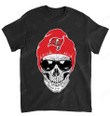 NFL Tampa Bay Buccaneers Skull Rock With Beanie T-Shirt