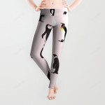 Penguin Pattern All Over Print 3D Legging