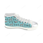 Dalmatian Pattern White Classic High Top Canvas Shoes