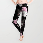 Kuromi and My Melody All Over Print 3D Legging