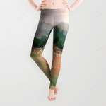 Haystack at Giverny by Claude Monet All Over Print 3D Legging