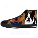 Boston Terrier High Top Shoes